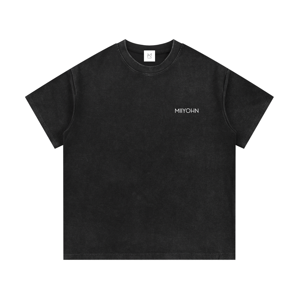 Mineral Wash Waffle Knit T-Shirt