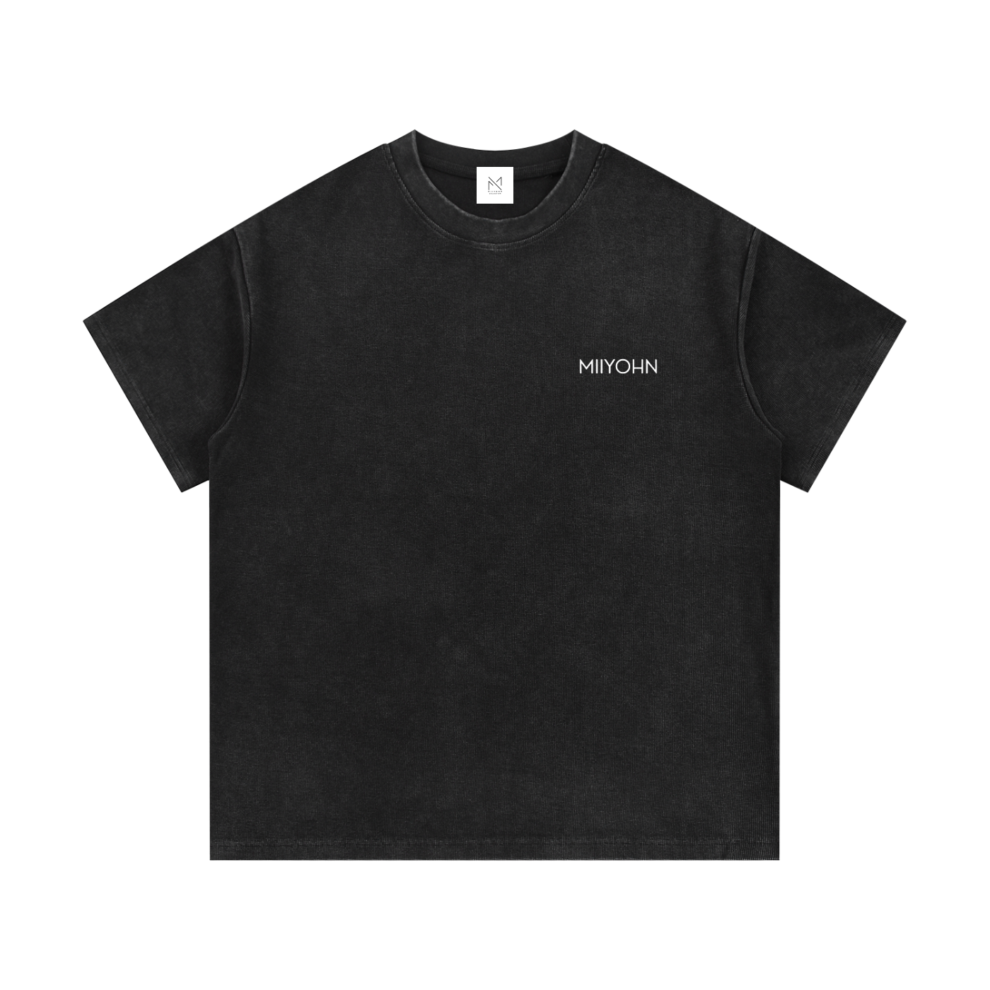 Mineral Wash Waffle Knit T-Shirt