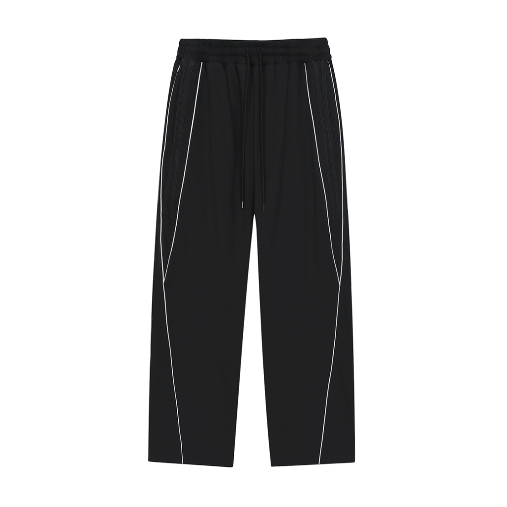 Flagship Striped Straight-Leg Sweatpants
