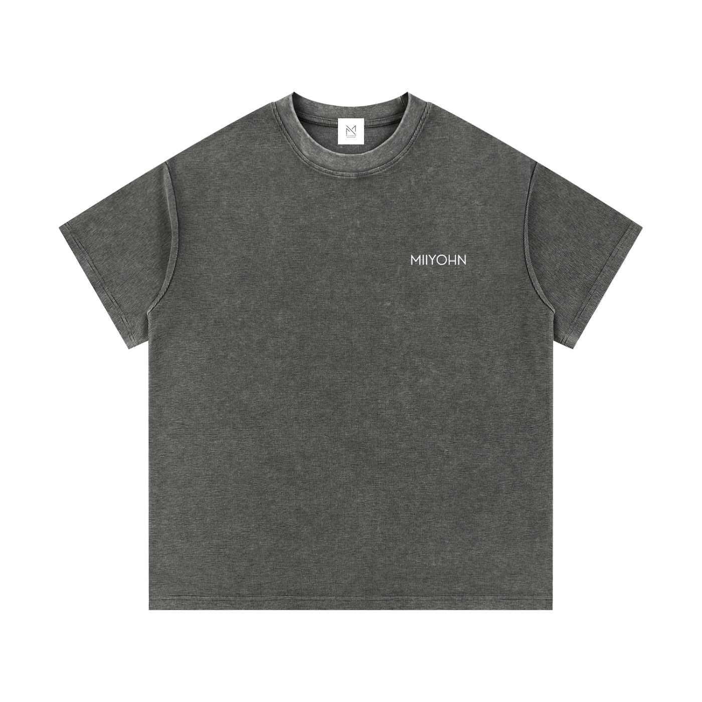 Mineral Wash Waffle Knit T-Shirt