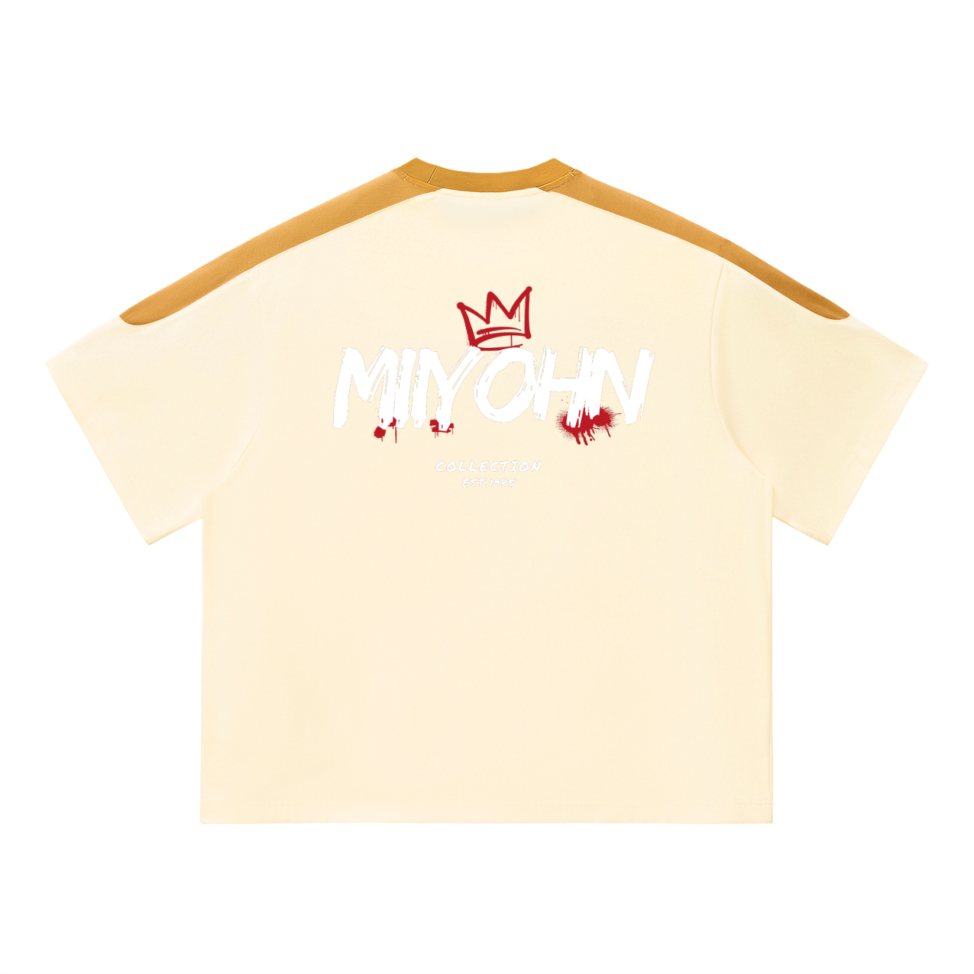 Unisex Color Block Oversized T-Shirt