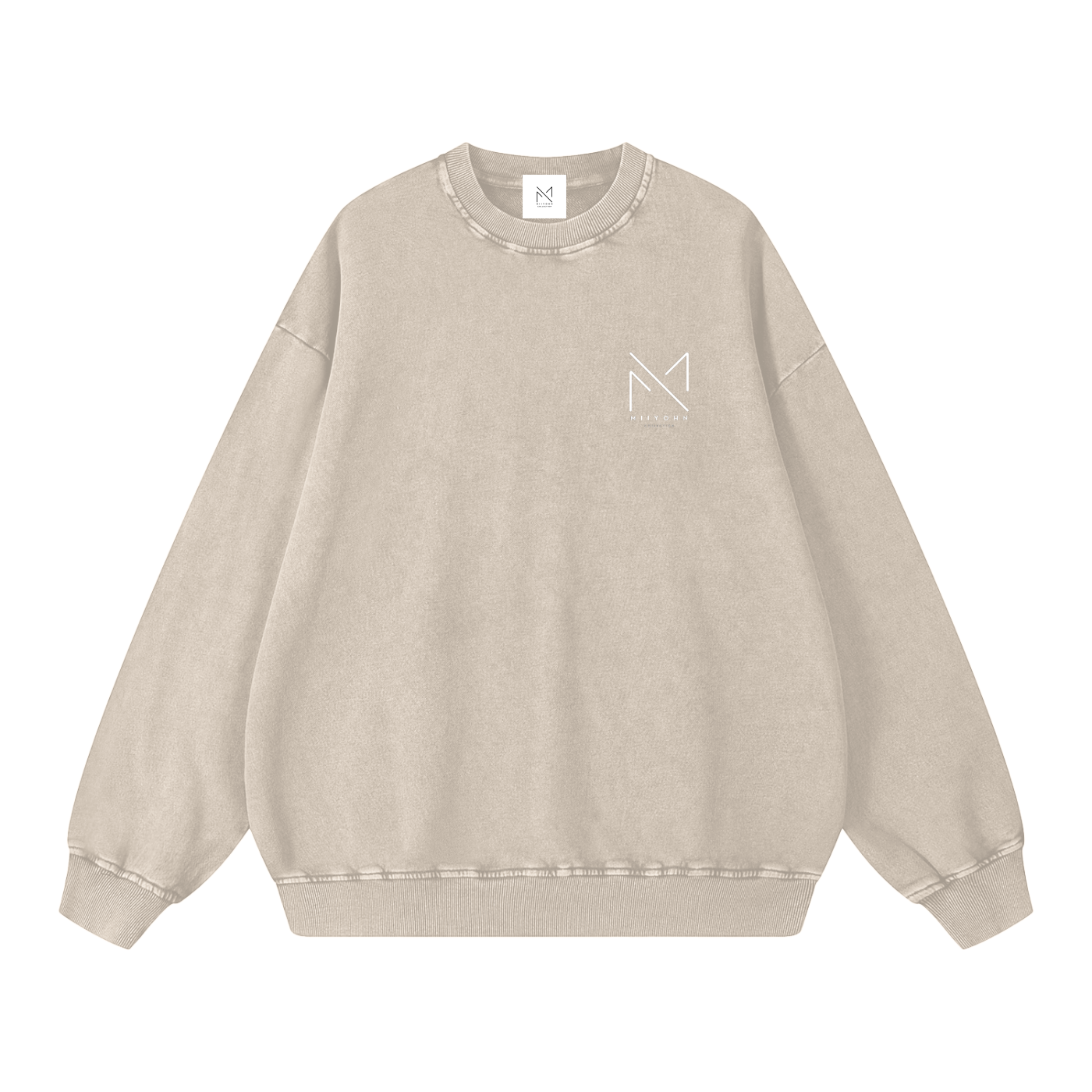 Flagship Washed Oversized Sweatshirt