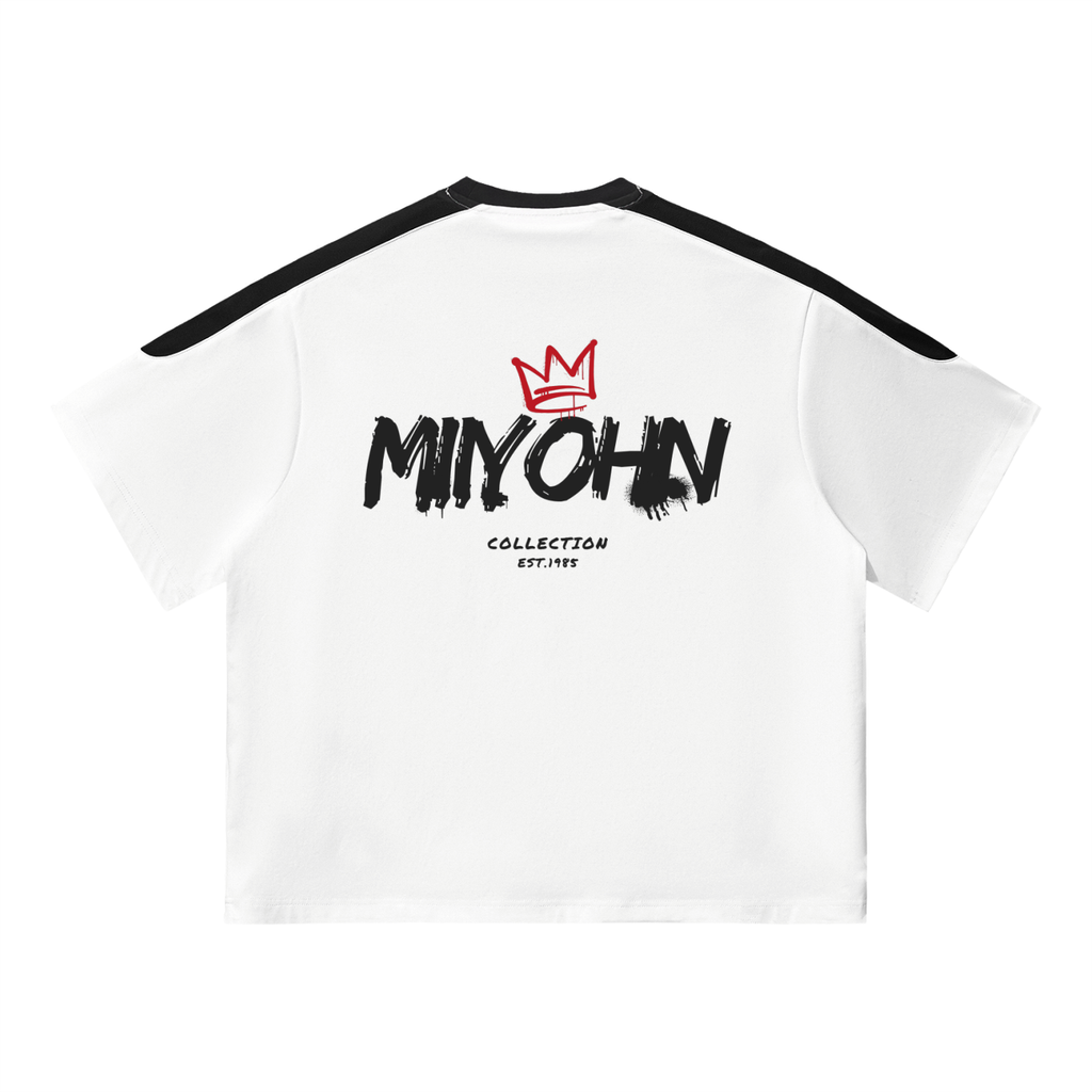 Unisex Color Block Oversized T-Shirt