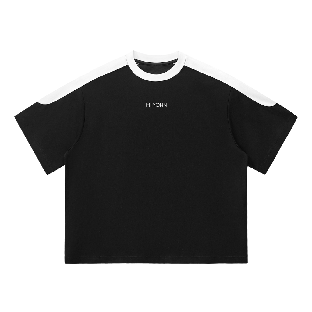 Unisex Color Block Oversized T-Shirt