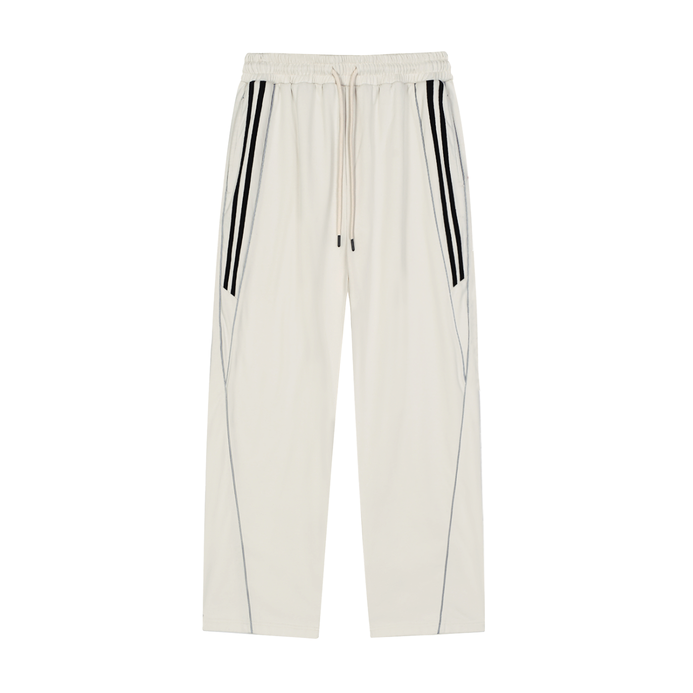 Flagship Striped Straight-Leg Sweatpants
