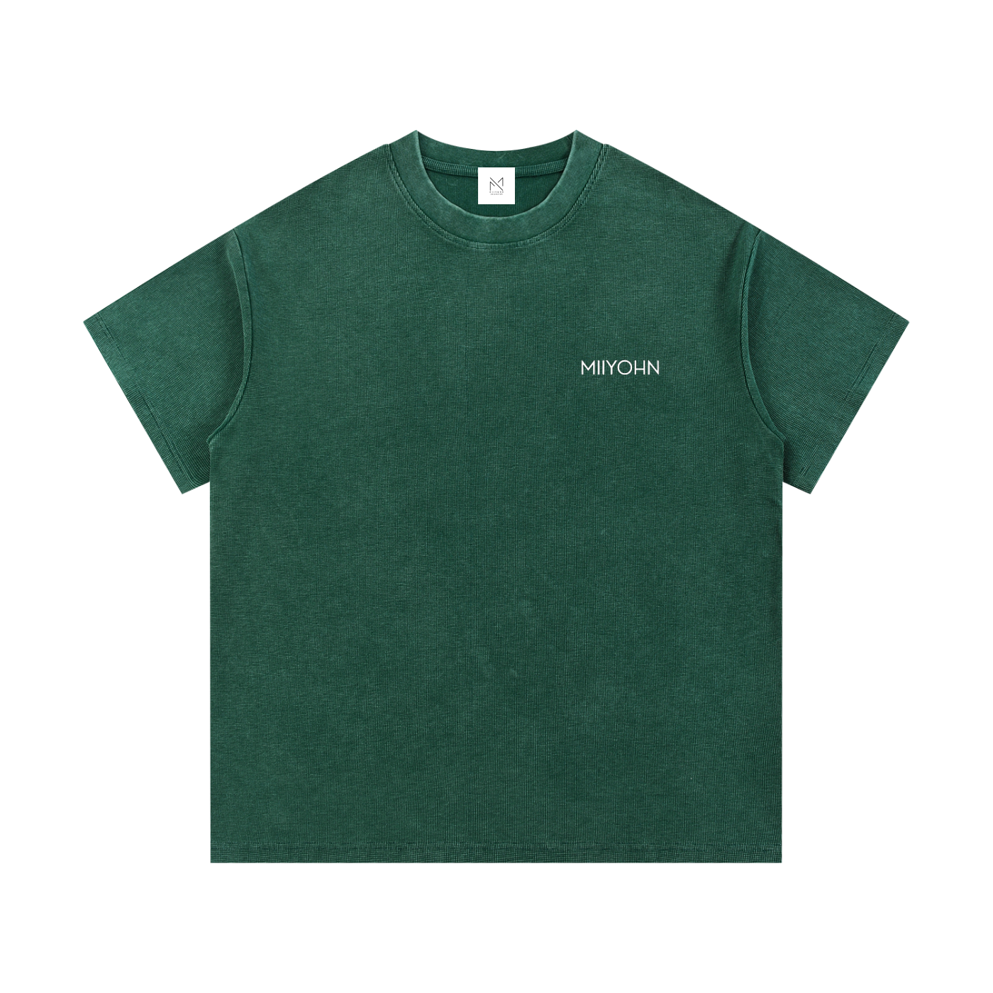 Mineral Wash Waffle Knit T-Shirt