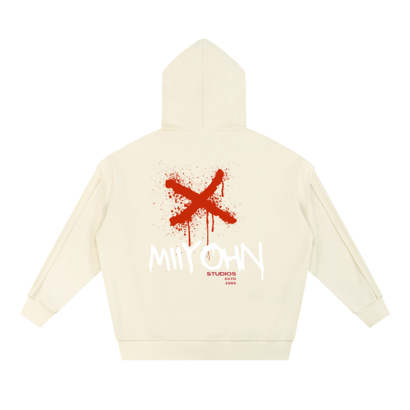 Flagship Raw Edge Double Layered Zip Hoodie