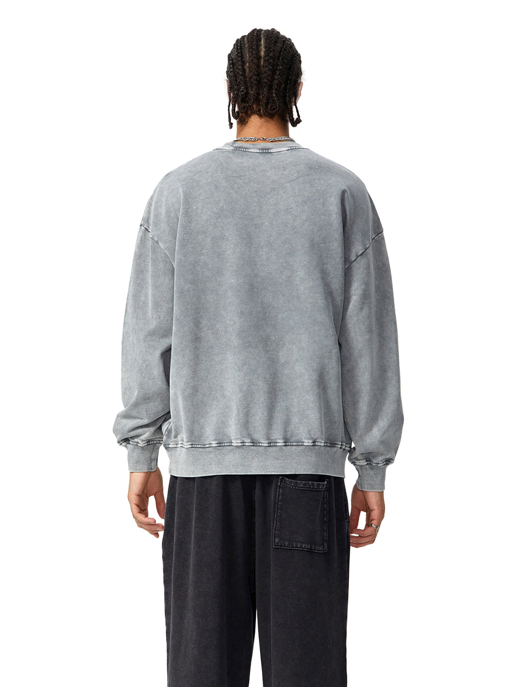 Flagship Washed Oversized Sweatshirt