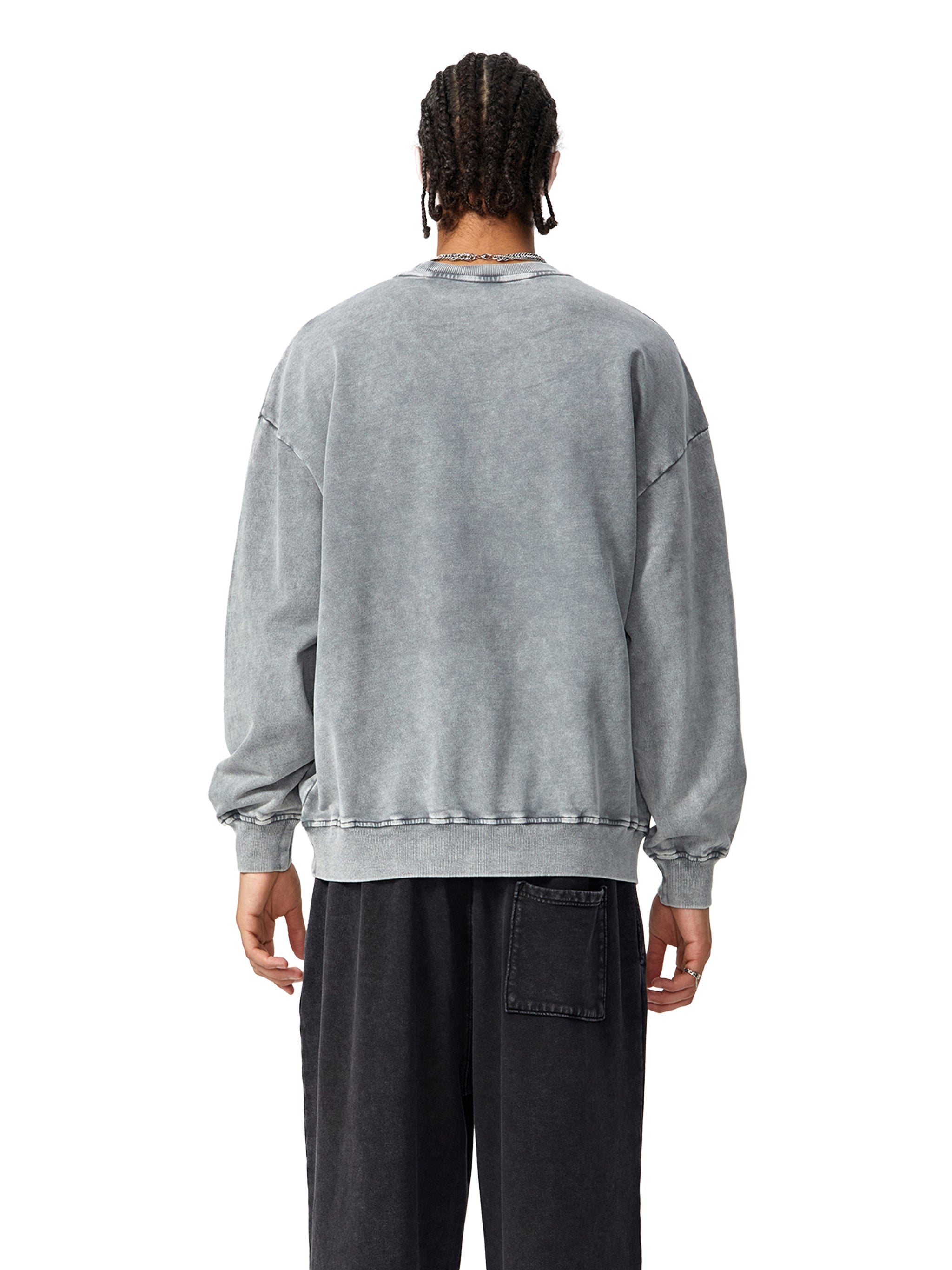 Flagship Washed Oversized Sweatshirt